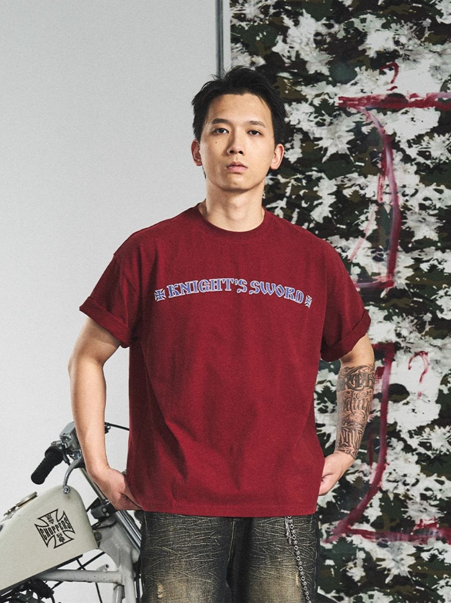 RUSURE Knights Sword Print Tee