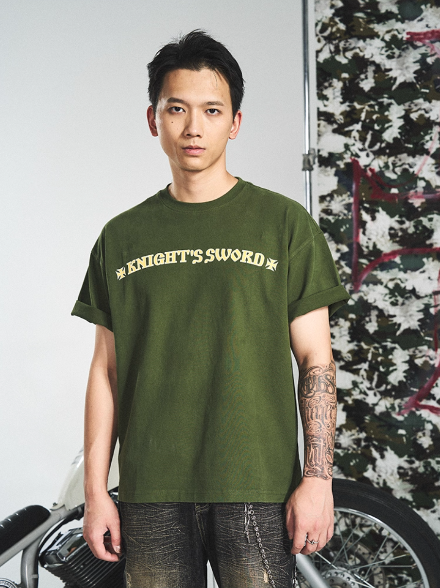 RUSURE Knights Sword Print Tee