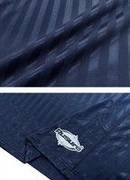 RUSURE Striped Patch Rivets Soccer Jersey