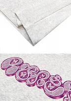 RUSURE Rhinestone Print Graphic Logo Tee