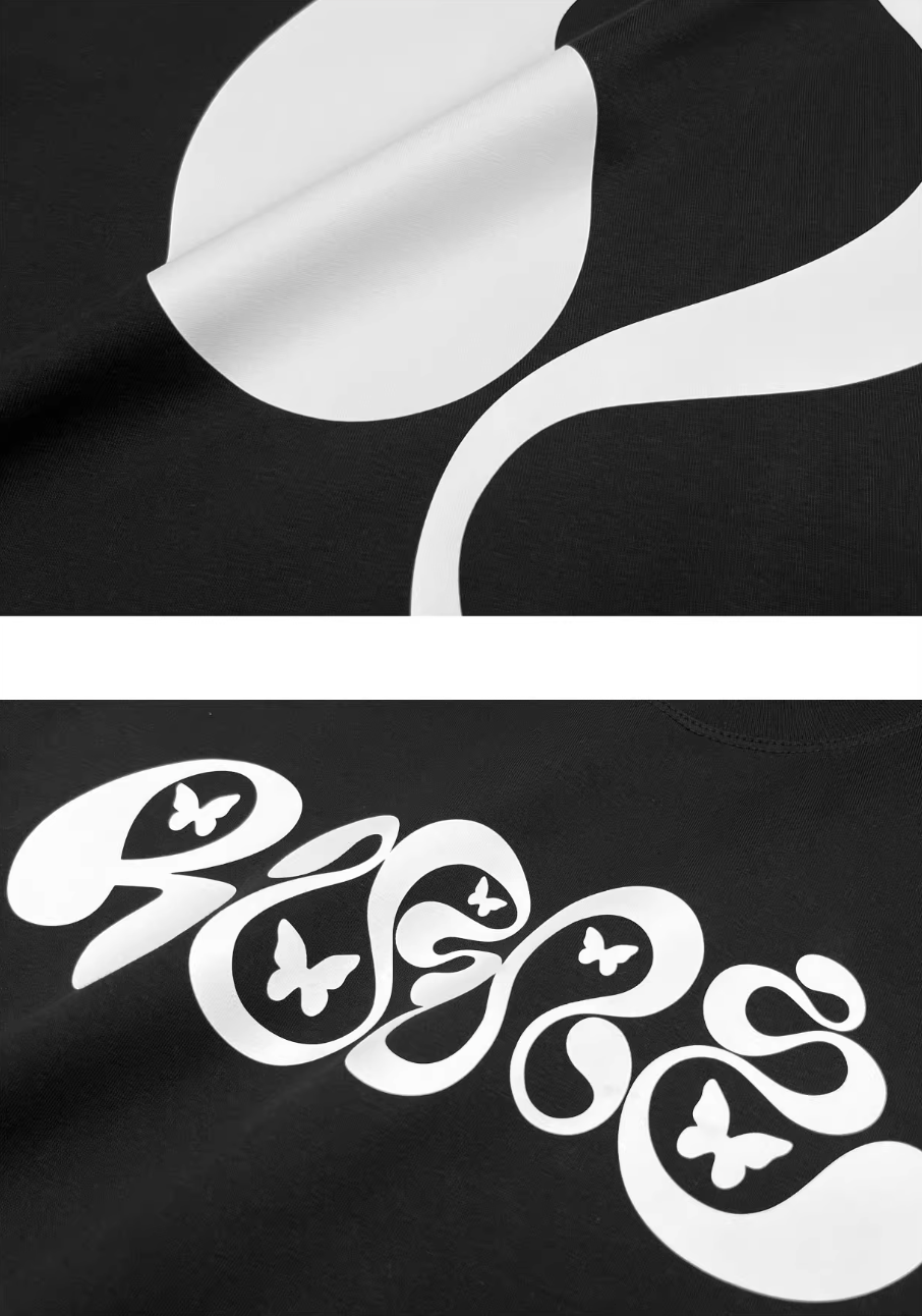RUSURE Question Mark Butterfly Logo Tee