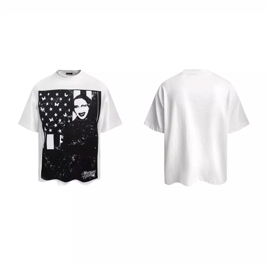 RUSURE Portrait Print Tee