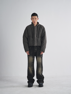 RUSURE Cat Whiskers Washed Jeans