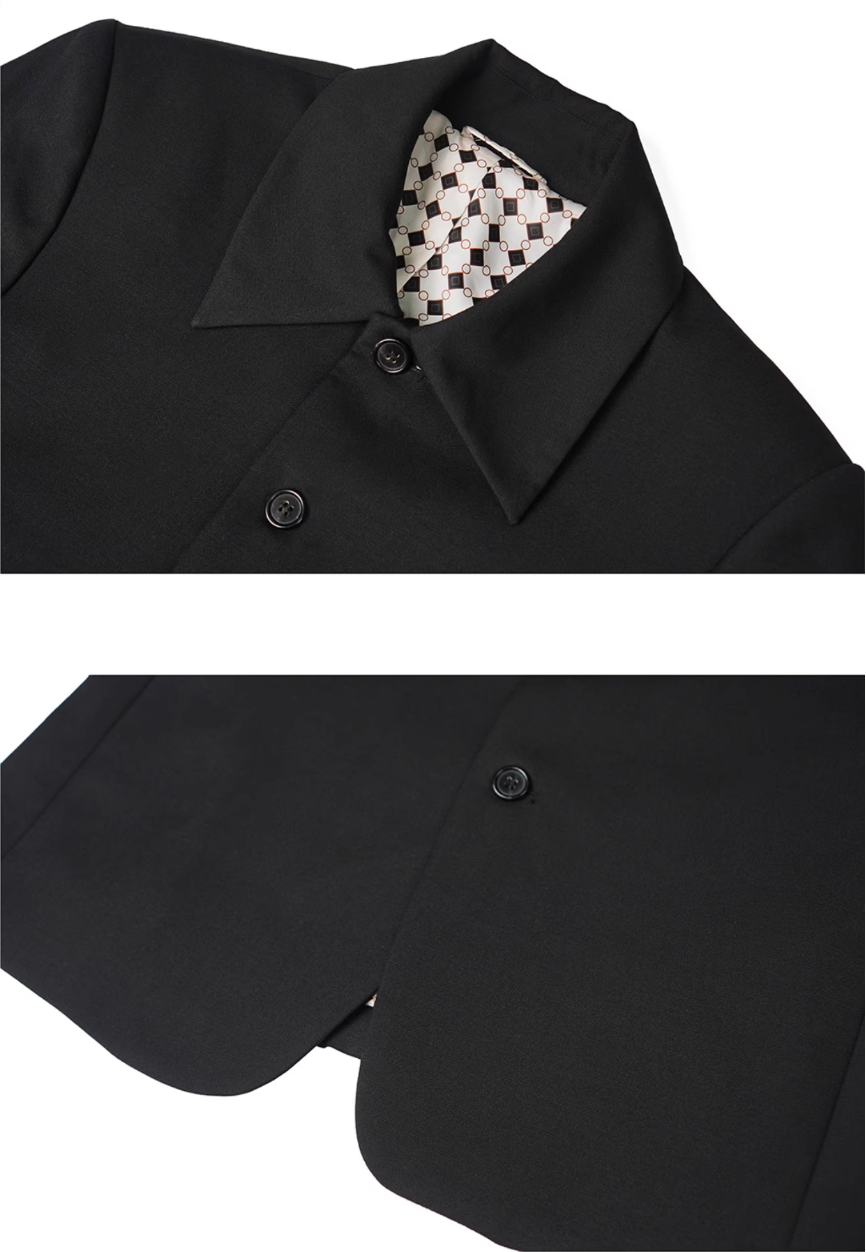 SOD Co. Wool Cubic Cut Suit Jacket