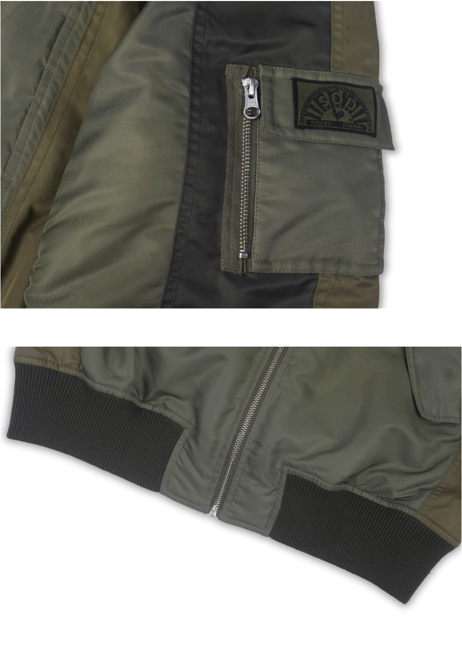 SOD Co. Reversible Colorblock MA-1 Bomber Jacket