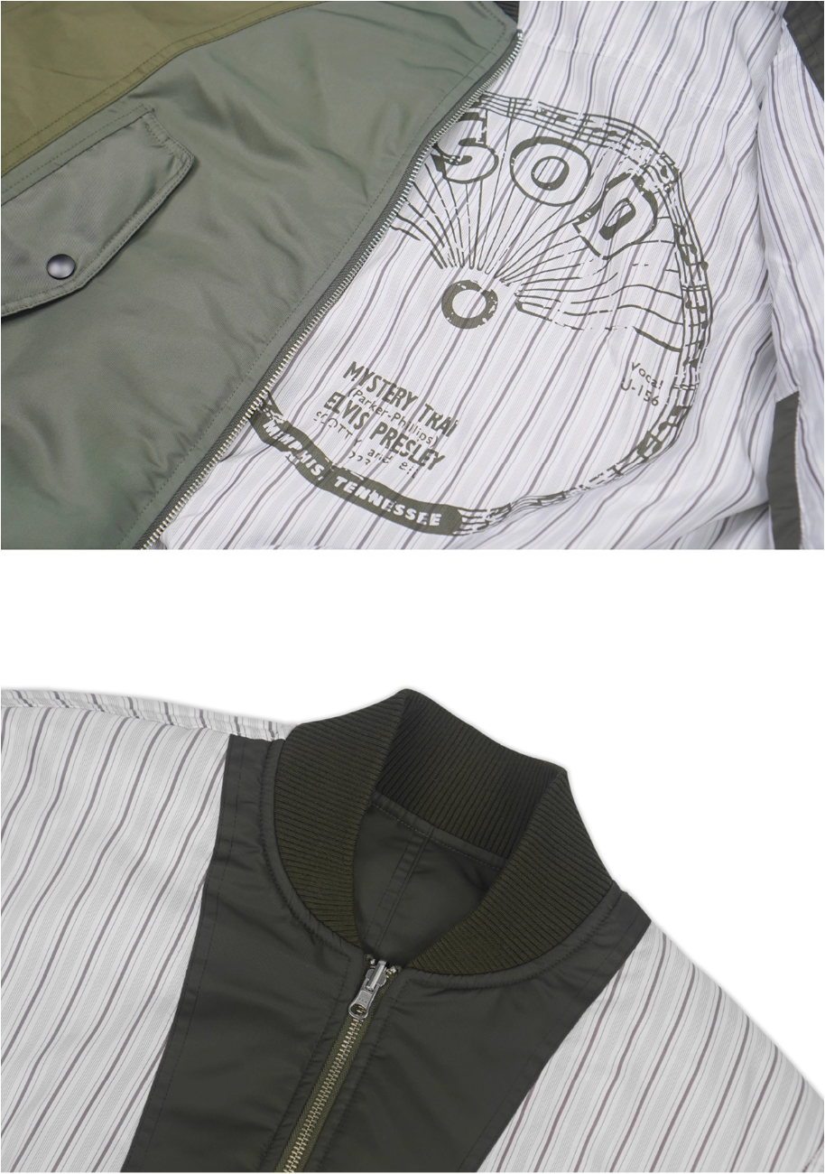 SOD Co. Reversible Colorblock MA-1 Bomber Jacket