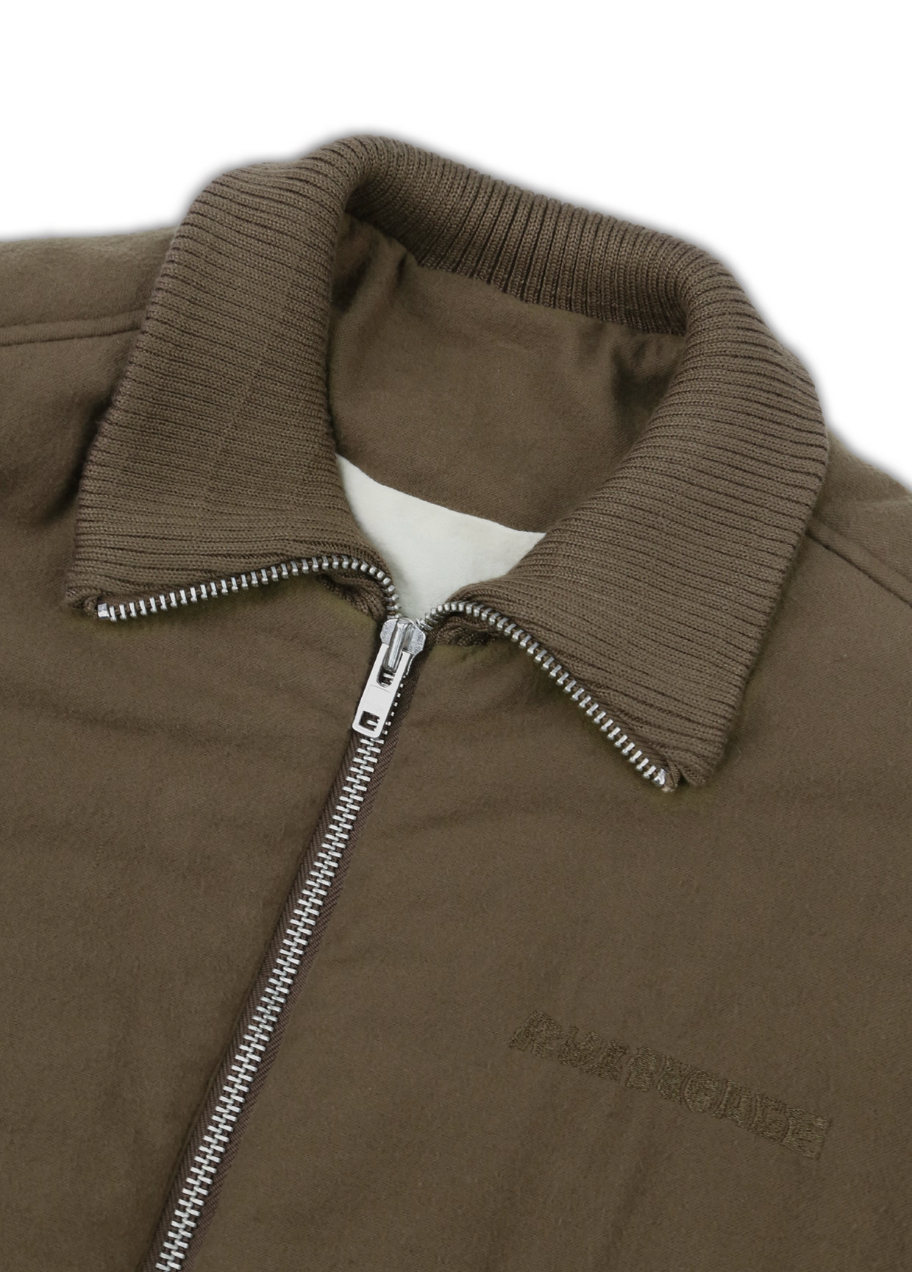 SOD Co. Olive Pilling Custom Pleated MA-1 Bomber Jacket