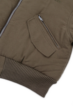 SOD Co. Olive Pilling Custom Pleated MA-1 Bomber Jacket
