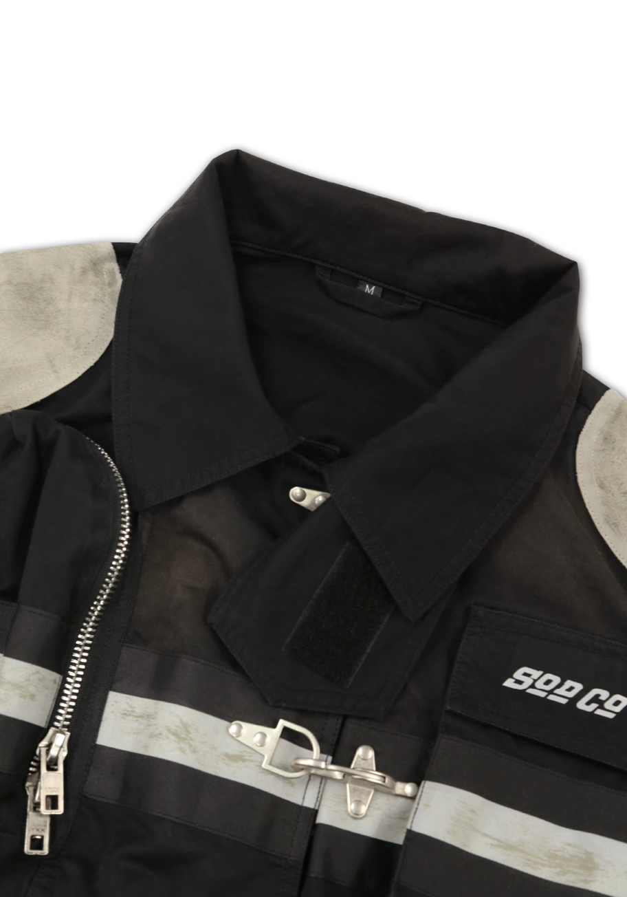 SOD Co. Custom Distressed Firefighter Jacket