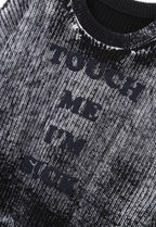 SOD Co. Rock Reverse Printed Knit Sweater