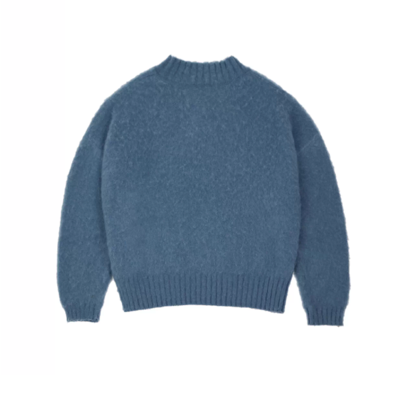 SOD Co. Mohair Blend Jacquard Knit Sweater