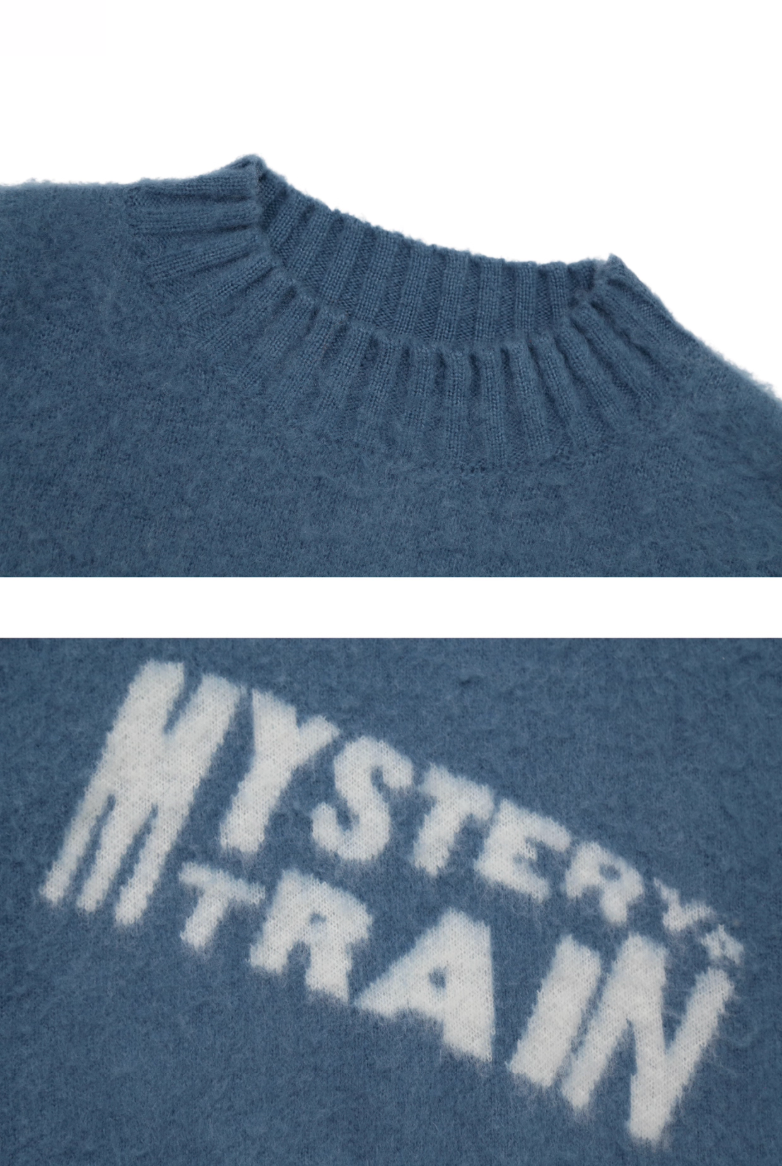 SOD Co. Mohair Blend Jacquard Knit Sweater