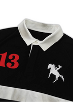 SOD Co. Patchwork Distressed Rugby Polo