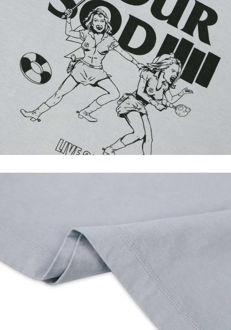 SOD Co. Tour SOD Print Vintage Washed Tee