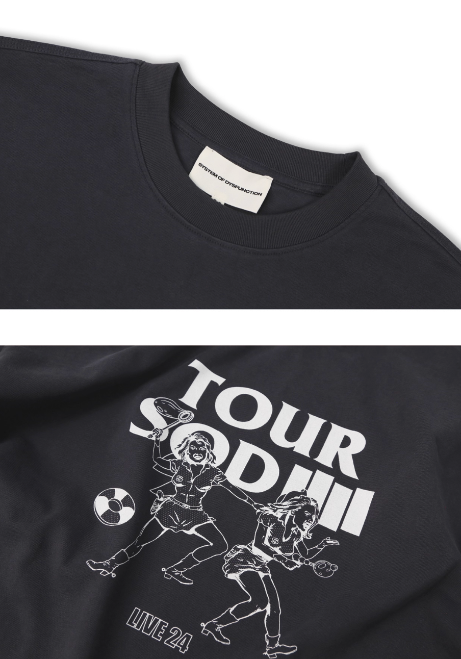 SOD Co. Tour SOD Print Vintage Washed Tee
