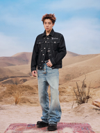 YADcrew Snap Button Denim Jacket