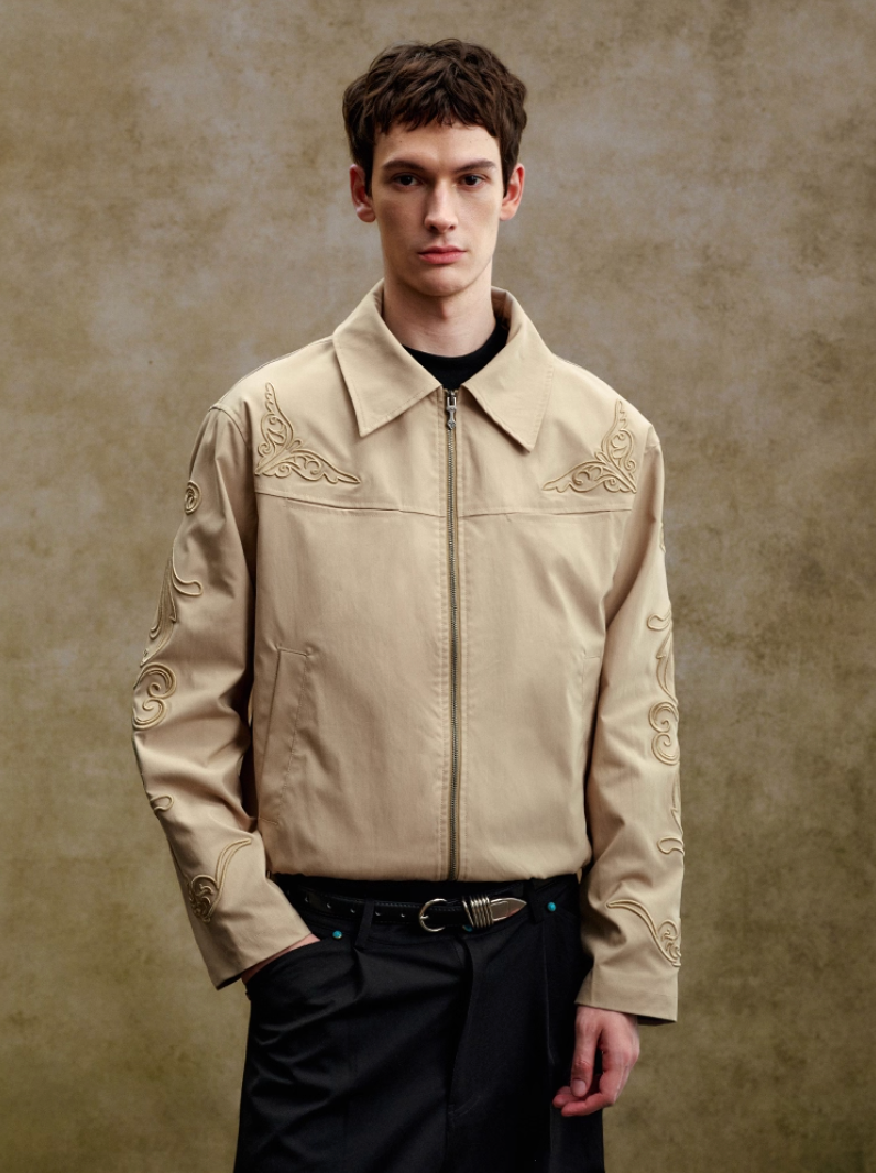 YADcrew 3D Embroidered Work Jacket