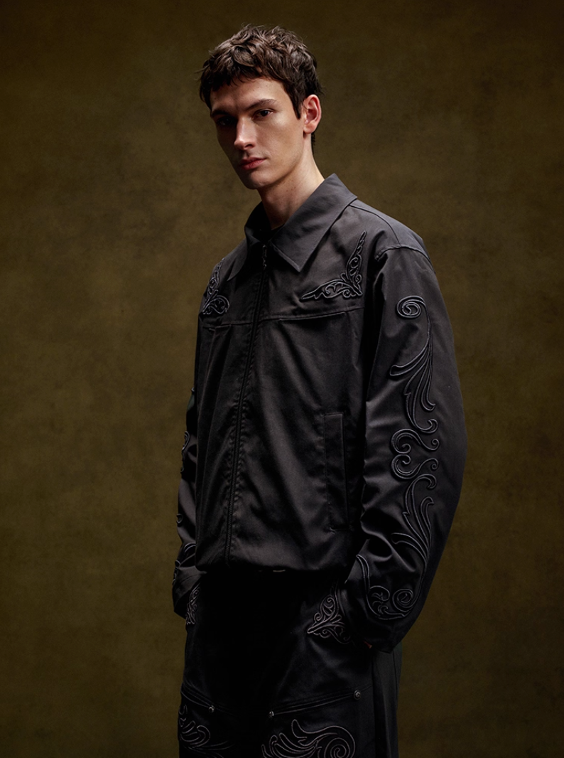 YADcrew 3D Embroidered Work Jacket