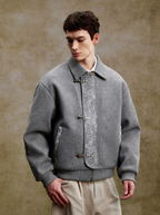 YADcrew Embroidered Quilted Jacket