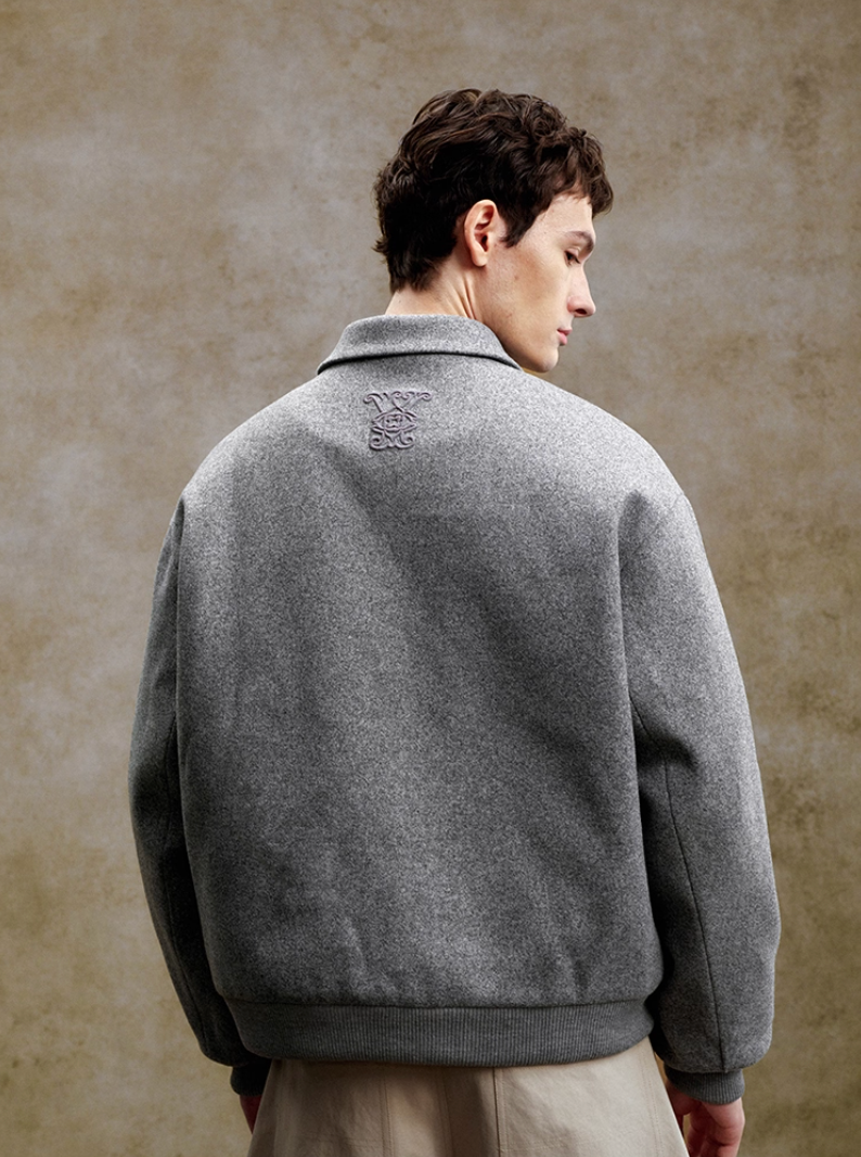YADcrew Embroidered Quilted Jacket