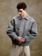 YADcrew Embroidered Quilted Jacket