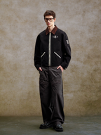 YADcrew Lace Line Embroidered Work Jacket