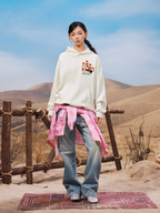 YADcrew Dachshund Puzzle Pearl Embroidery Hoodie
