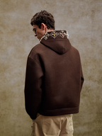 YADcrew Colorful Gemstone Pearl Mesh Zip Up Hoodie