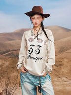 YADcrew Ethnic Puzzle Long Sleeve Polo Soccer Jersey