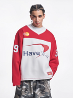 F3F Select Graphic Air Cotton Long Sleeve Hockey Jersey