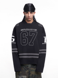 F3F Select 67 Number Long Sleeve Hockey Jersey