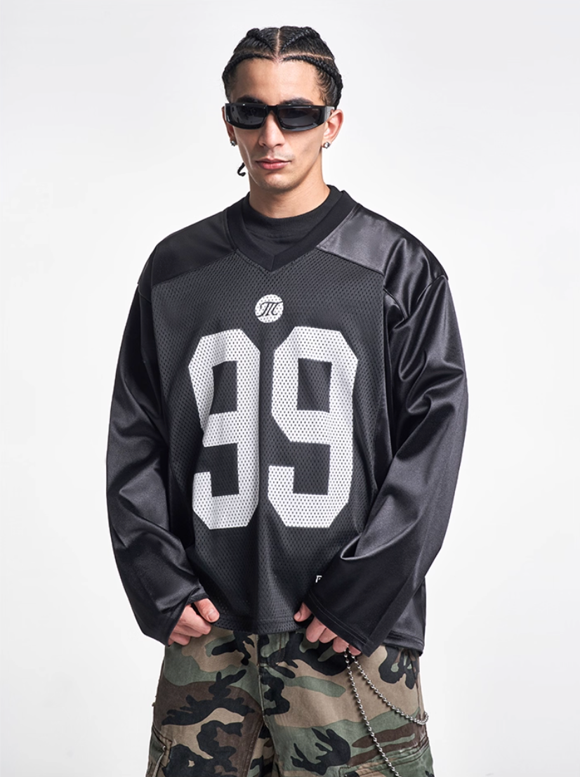 F3F Select 99 Numbered Mesh Long Sleeve Hockey Jersey
