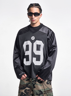 F3F Select 99 Numbered Mesh Long Sleeve Hockey Jersey