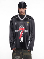 F3F Select Number 7 Crown Badge Long Sleeve Hockey Jersey