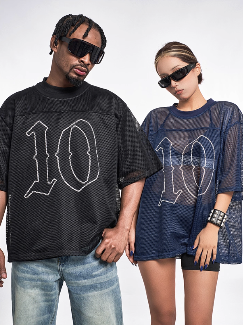 F3F Select Number 10 Print Mesh Jersey