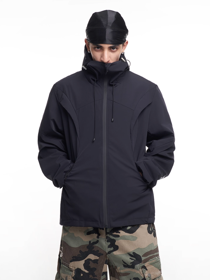 F3F Select Functional Drawstring Hooded Technical Jacket