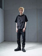 VENTUREK Double Layer Multi Zipper Destroyed Tee