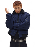 NOVACAM Fur Collar MA-1 Bomber Jacket