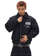 NOVACAM Diamond Plaid Quilted Puffer Jacket