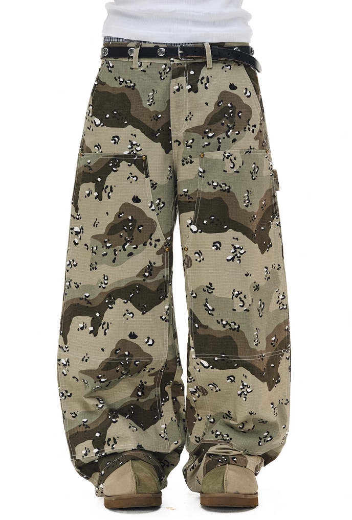NOVACAM Desert Camouflage Double Knee Work Pants