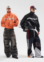 BLIND NO PLAN Reflective Stripes Short Jacket