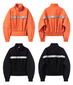BLIND NO PLAN Reflective Stripes Short Jacket