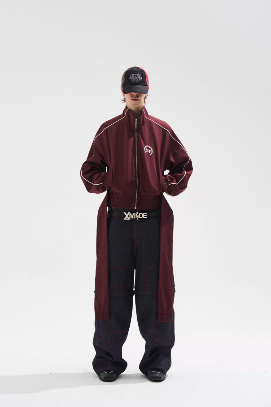 BLIND NO PLAN Dual Form Detachable Sleeve Track Jacket
