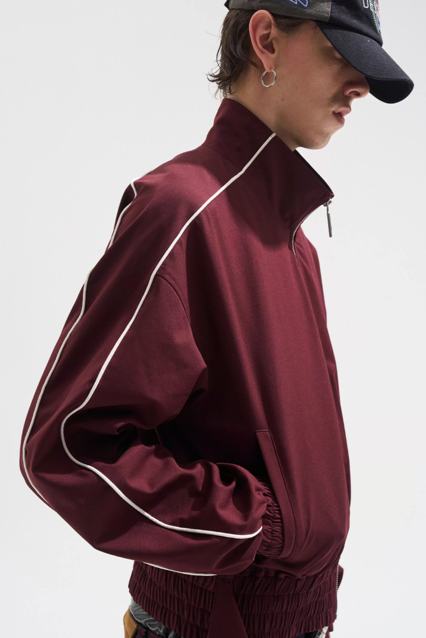 BLIND NO PLAN Dual Form Detachable Sleeve Track Jacket