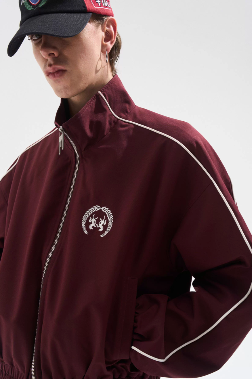 BLIND NO PLAN Dual Form Detachable Sleeve Track Jacket