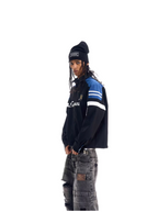 BLIND NO PLAN Reversible Plaid Long Sleeve Shirt Jacket