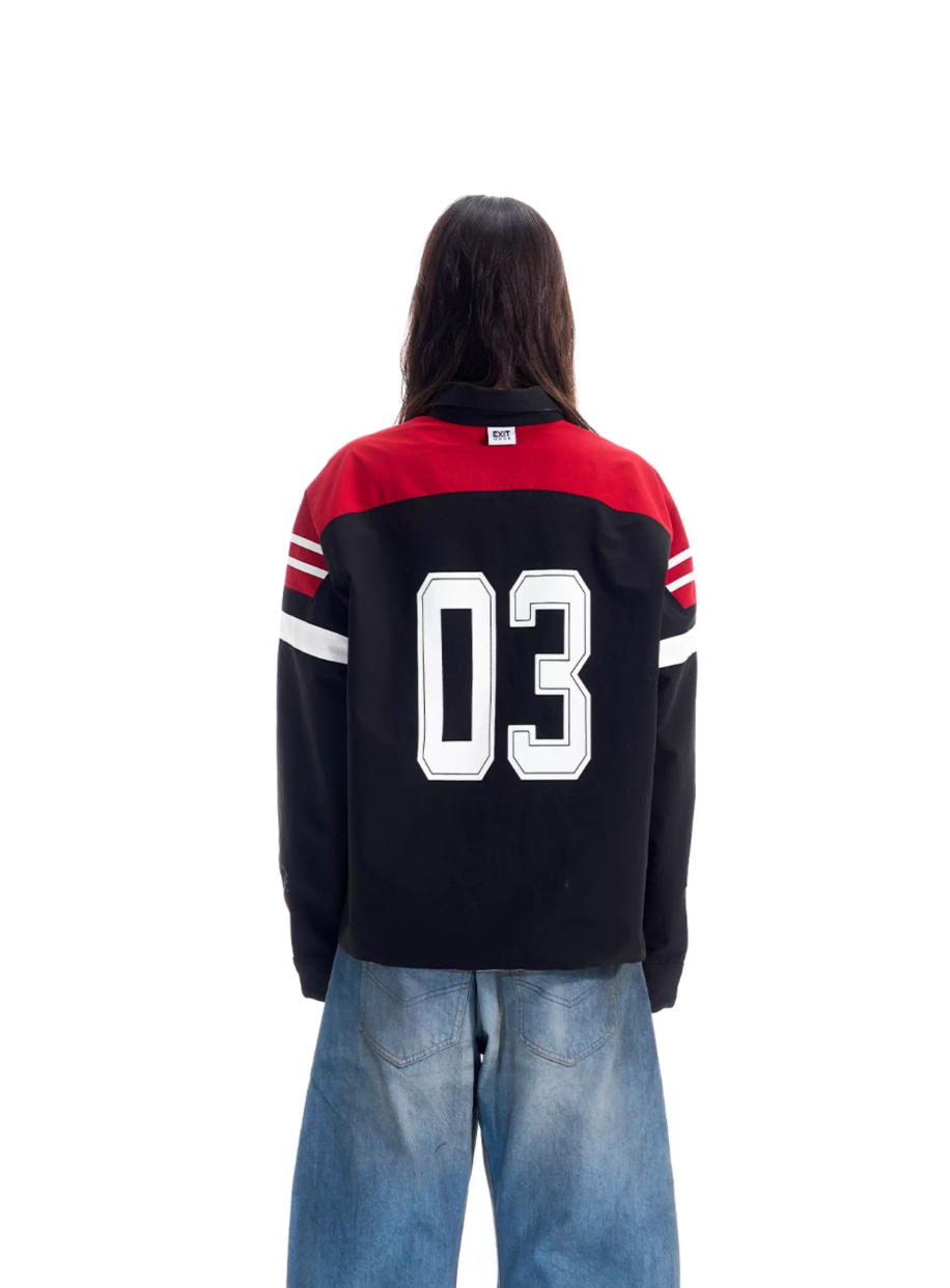BLIND NO PLAN Reversible Plaid Long Sleeve Shirt Jacket