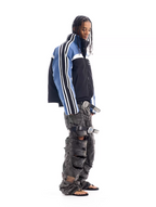 BLIND NO PLAN Reversible Sports Puffer Jacket