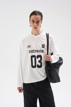 BLIND NO PLAN Layered Striped Long Sleeve Jersey