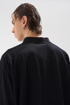 BLIND NO PLAN Layered Striped Long Sleeve Jersey